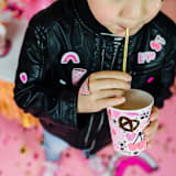 "Love Notes Temporary Tattoos - Set of 2 Tattoos" - Party Favors in pink by Jollity and Co