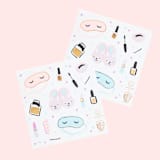 "Sweet Dreams Stickers - Set of 4" - Party Favors in multicolor by Jollity and Co