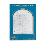 "Zodiac Capricorn Nail Stickers - Set of 1 Sheet, 100 Nail Stickers" - Party Favors in multicolor by Jollity and Co