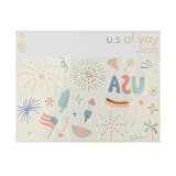 "U.S. Of Yay Temporary Tattoos" - Party Favors in multicolor by Jollity and Co