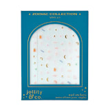 "Zodiac Virgo Nail Stickers - Set of 1 Sheet, 100 Nail Stickers" - Party Favors in multicolor by Jollity and Co