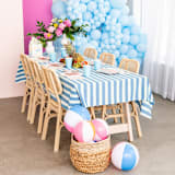 "Surf's Up Nail Stickers - Set of 1 Sheet, 100 Nail Stickers" - Party Favors in multicolor by Jollity and Co