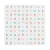 "Sweet Dreams Nail Stickers - Set of 1 Sheet, 100 Nail Stickers" - Party Favors in multicolor by Jollity and Co