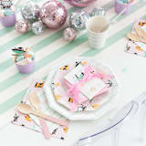 "Meowloween Nail Stickers - Set of 1 Sheet, 100 Nail Stickers" - Party Favors in multicolorassorted-colors by Jollity and Co
