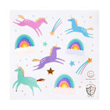 "Magical Unicorn Stickers - Set of 4" - Party Favors in multicolor by Jollity and Co