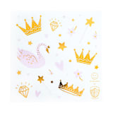 "Sweet Princess Sticker Set - Pack of 4" - Party Favors in multicolor by Jollity and Co