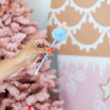 "Baking Spirits Bright Gingerbread Doodler Pen - Pink" - Party Favors in pink by Jollity and Co