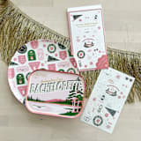 "Camp Bachelorette  Party Pack Tattoo Sheets - Party Pack of 20" - Party Favors in multicolor by Jollity and Co