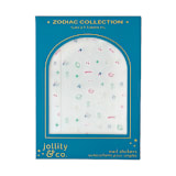 "Zodiac Sagittarius Nail Stickers - Set of 1 Sheet, 100 Nail Stickers" - Party Favors in multicolor by Jollity and Co