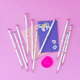 "Pony Tales Pencils - Set of 10" - Party Favors in multicolorassorted-colors by Jollity and Co