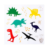 "Dinomite Stickers - Set of 4" - Party Favors in multicolor by Jollity and Co