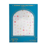 "Zodiac Aries Nail Stickers - Set of 1 Sheet, 100 Nail Stickers" - Party Favors in multicolor by Jollity and Co