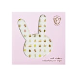 "Bunnies In The Garden Nail Stickers - Set of 1 Sheet, 100 Nail Stickers" - Party Favors in beige by Jollity and Co