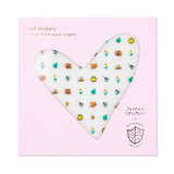 "Into the Wild Nail Stickers - Set of 1 Sheet, 100 Nail Stickers" - Party Favors in multicolor by Jollity and Co