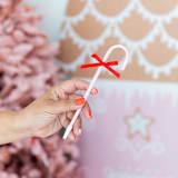 "Baking Spirits Bright Peppermint Twist Scented Pen - Pink" - Party Favors in pink by Jollity and Co