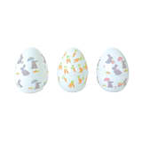 "Bunnies In The Garden Fancy Plastic Easter Eggs" - Party Favors in multicolorassorted-colors by Jollity and Co