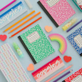 "Heart Eraser Set - Set of 4" - Party Favors in multicolorassorted-colors by Jollity and Co