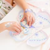 "Flutter Temporary Tattoos - Pack of 2" - Party Favors in multicolor by Jollity and Co