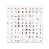 "Gold Say Everything Nail Stickers - Set of 1 Sheet, 100 Nail Stickers" - Party Favors in gold by Jollity and Co