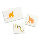 "Into the Wild Temporary Tattoos - Pack of 2" - Party Favors in multicolor by Jollity and Co