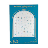 "Zodiac Cancer Nail Stickers - Set of 1 Sheet, 100 Nail Stickers" - Party Favors in multicolor by Jollity and Co