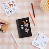 "Bow Wow Sticker Set - Pack of 4" - Party Favors in multicolor by Jollity and Co