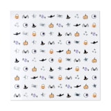 "Hocus Pocus Nail Stickers - Set of 1 Sheet, 100 Nail Stickers" - Party Favors in multicolorassorted-colors by Jollity and Co