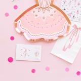 "Pirouette Temporary Tattoos - Pack of 2" - Party Favors in multicolor by Jollity and Co