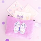 "Flutter Stickers - Set of 4" - Party Favors in multicolor by Jollity and Co