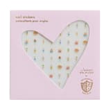 "Ice Cream Dreams Nail Stickers - Set of 1 Sheet, 100 Nail Stickers" - Party Favors in multicolor by Jollity and Co