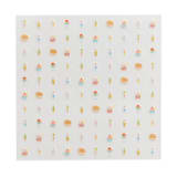 "Ice Cream Dreams Nail Stickers - Set of 1 Sheet, 100 Nail Stickers" - Party Favors in multicolor by Jollity and Co