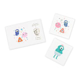 "Little Monsters Temporary Tattoos - Pack of 2" - Party Favors in multicolor by Jollity and Co