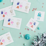 "Little Monsters Temporary Tattoos - Pack of 2" - Party Favors in multicolor by Jollity and Co