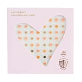 "Boho Rainbow Nail Stickers - Set of 1 Sheet, 100 Nail Stickers" - Party Favors in multicolor by Jollity and Co