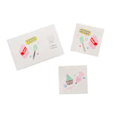 "Baking Spirits Bright Baking Temporary Tattoos" - Party Favors in multicolor by Jollity and Co