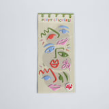 "Art Party Puffy Stickers" - Party Favors in multicolor by POP Party Supplies