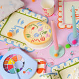 "Art Party Puffy Stickers" - Party Favors in multicolor by POP Party Supplies