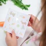 "Bunnies In The Garden Stickers - Set of 4" - Party Favors in multicolorassorted-colors by Jollity and Co