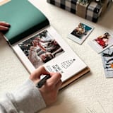 "Advent Calendar Countdown to Christmas Album 2025 | Cherry Wood | 6 x 9" - Photo Album in green by Katrina Mejia