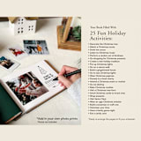 "Advent Calendar Countdown to Christmas Album 2025 | Cherry Wood | 6 x 9" - Photo Album in green by Katrina Mejia