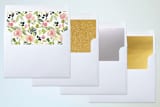 "Watercolor Wreath" - Party Invitations in Grapefruit by Yao Cheng Design - Envelope Liner Options