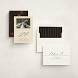 "Vintage photo" - Party Invitations in Golden by Kamala Nahas - Assembled