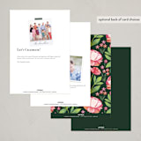 "A Garden Gala" - Party Invitations in Cream by Laura Moyer - Back of Card Options
