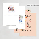 "Mid Mod Party" - Party Invitations in Peach Fizz by Three Kisses Studio - Back of Card Options