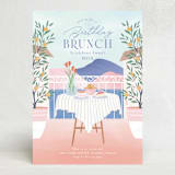 "Relax birthday brunch" - Party Invitations in Clear Blue by Sabrin Deirani - Front