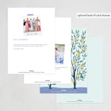 "Relax birthday brunch" - Party Invitations in Clear Blue by Sabrin Deirani - Back of Card Options