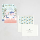 "Relax birthday brunch" - Party Invitations in Clear Blue by Sabrin Deirani - Assembled