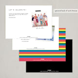 "Remix" - Party Invitations in ACDC by Hudson meet Rose - Back of Card Options