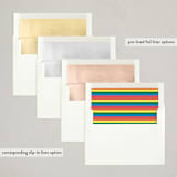 "Remix" - Party Invitations in ACDC by Hudson meet Rose - Envelope Liner Options