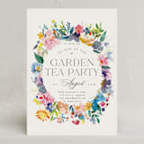 "garden tea" - Party Invitations in Garden by Lori Wemple - Front